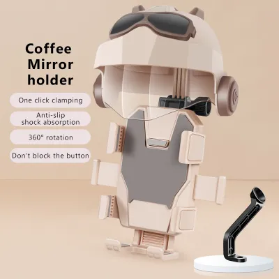 SEAMETAL Motorcycle Mobile Phone Holder(with Helmet) Electric Bicycle Waterproof Sunshade Navigation Mobile Phone Holder