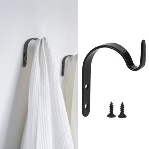 1PCS Iron Wall Hook Metal Hanging Plant Bracket Flower Basket Decoration Curved Hook Suitable For Flower Pot Bird Feeder Lantern [LovingLife Store]
