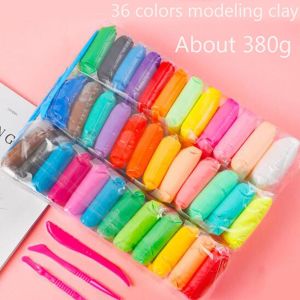 XAVIE Thủ công Chống căng thẳng Đất sét mềm Đầy màu sắc Đất sét polymer Đồ chơi 5D Slimes siêu nhẹ Đất nặn 36 màu sắc Slimes Nhựa khô trong không khí