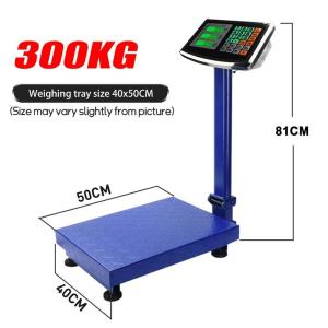 Digital Hanging Scale 300kg/0.1kg High Accuracy Stainless Steel Heavy Duty Crane Scale For Farms Market Hunting and Luggage