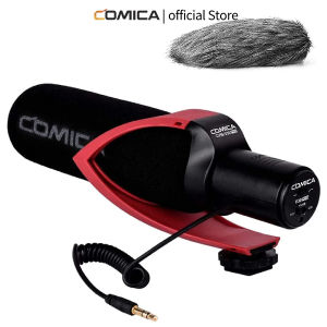 COMICA CVM-V30 PRO Camera Microphone Super-Cardioid Condenser Shotgun Microphone for Canon Nikon Sony Panasonic DSLR Camera