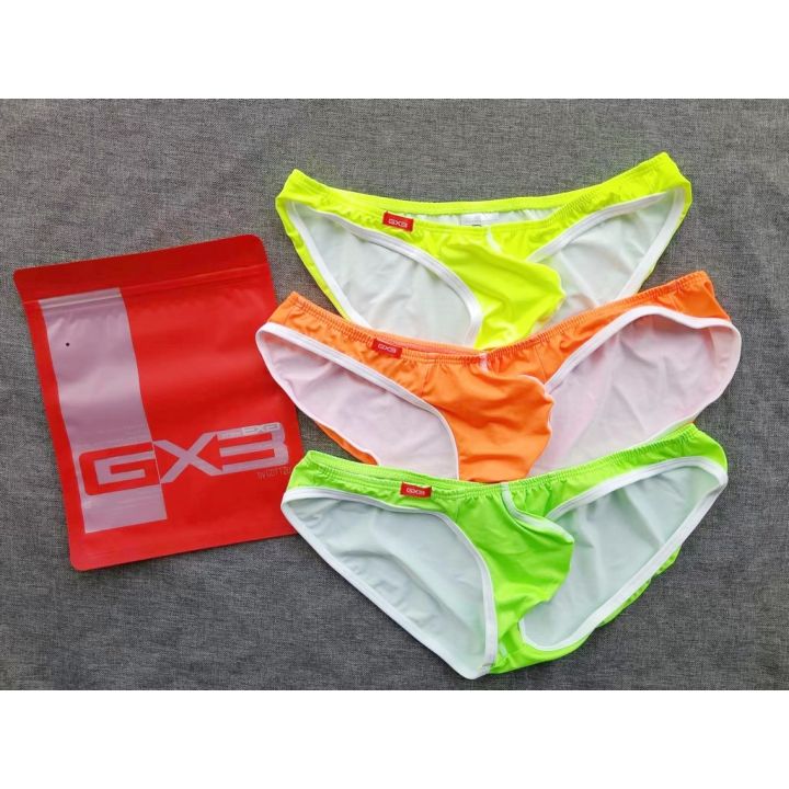 bn GX3 Briefs men Display enlargement Elastic Soft U convex Low waisted gx3 underwear Men sexy underwear 1023 U Convex Design Underwear Polyester Men S Underwear Lazada Lazada