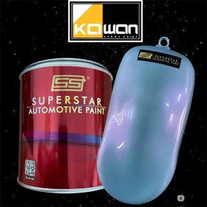 KAWAN PAINT 6 COLOUR CODE PAINT (CRYSTAL & BASECOAT) BY SUPERSTAR (BLUE)