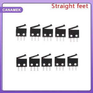 【CANAMEK】 10Pcs Camera Switch Reset Detection Stroke Limit Miniature Switch Straight Bent Feet