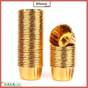 Follow Get New[Bloom Z] 50pcs mini cupcake Foil Cupcake Wrapper Paper Cupcake Baking Cups