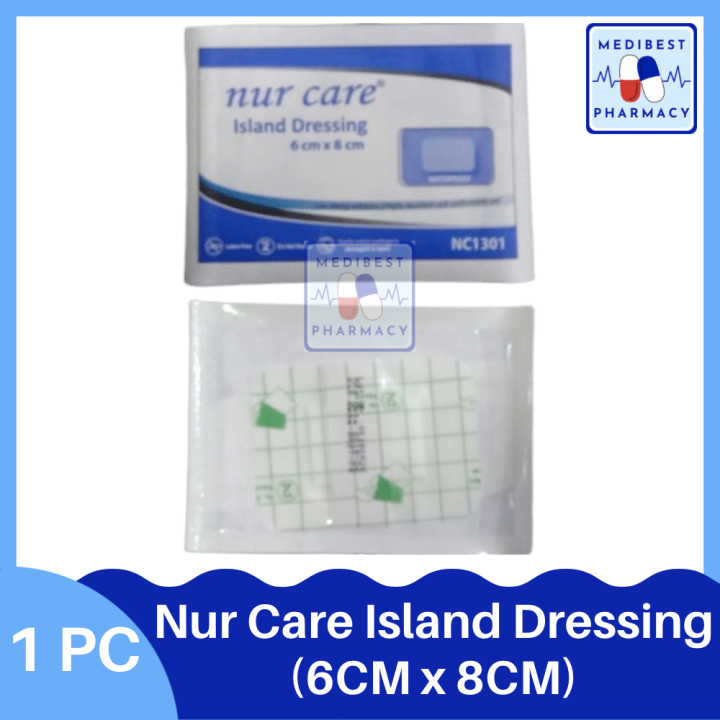 Wound Dressing Plaster Waterproof 6cm x 8cm (Plaster Luka) Lazada