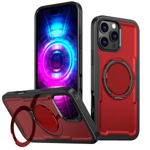 16FT Military Drop Proof Strong Magsafe Phone Case for iPhone 11 12 13 14 15 16 17 Pro Max 18 Pro Max 14 15 16 Plus 16e 17e Shockproof Rugged Cover with Hidden Stand Raised Lens & Screen Bumper Full Lens Protection