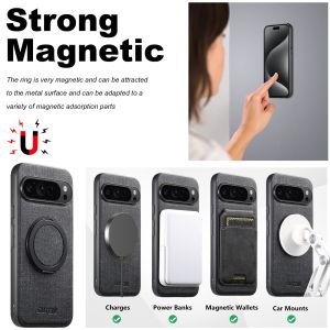 0930[Local Stock] Christmas Halloween magneticed Phone Cover For Google Pixel 6 7 8 9 10Pro XL 8Pro 7Pro 6Pro 7A 8A 6A Magsafe Phone Case Ring Bracket Bumper Shell h261009
