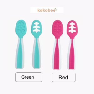 KOKOBEE Pre Spoon SET / Training spoon / BLW / Dips Glacier spoon /sendok bayi/ sendok makan bayi / alat makan bayi