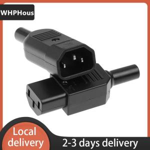 [COD] WHPHous Ship within 24 hours 1Pc 16A 250V Straight Cable Plug Connector C13 C14 Female Male Plug Rewirable Power Connector 3 Pin AC Socket Industrial Plug