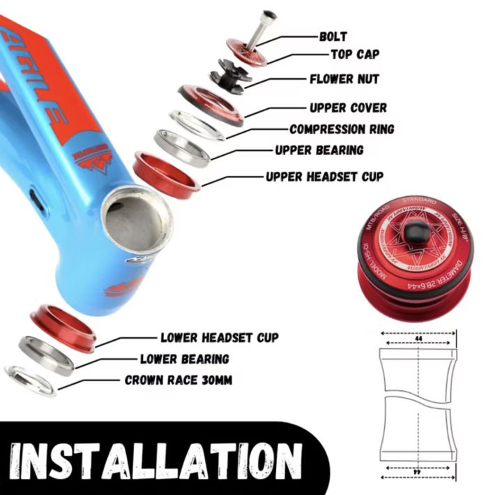 Standard Headset Cup Installation Bottom Bracket Removal Tool