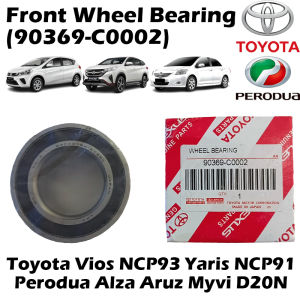 Toyota Vios NCP93 Yaris NCP91 Prius / Perodua Alza Aruz Myvi New D20N 2018 Front Wheel Bearing 90369-C0002