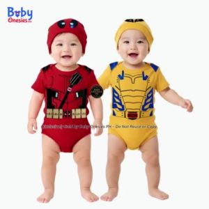 Baby Onesies PH and Baby Costume Superhero Baby Onesie Cotton 0-12 Months