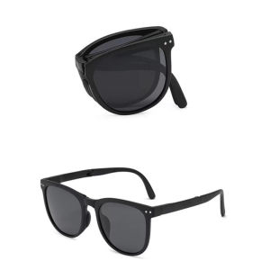 🔥Cc.👍 Korean sunglasses Mens and womens foldable portable sunglasses UV protection womens foldable sunglasses Driving glasses Riding outdoor sports sunglasses glasses