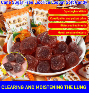 hooyaya Licorice and Loquat Paste Gummy Peppermint Fat Sea Throat Lozenge Golden Throat