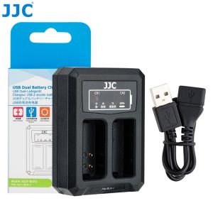 JJC Camera Charger USB Dual Slot for Olympus BLN-1 Compatible with Olympus PEN-F OM-D E-M1 PEN E-P5 OM-D E-M5 & OM-D E-M5 Mark II Camera