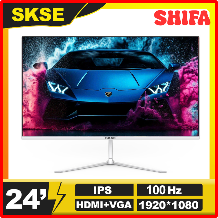 [SHIFA] SKSE 24 Inch Monitor LCD 100HZ Display Office Design Computer ...