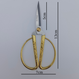 Kéo Rồng Phượng Mạ Vàng Cao Cấp Kéo Thép Không Rỉ Long Phụng Kéo Cán Vàng Kéo Nội Địa Trung Sắc Bén