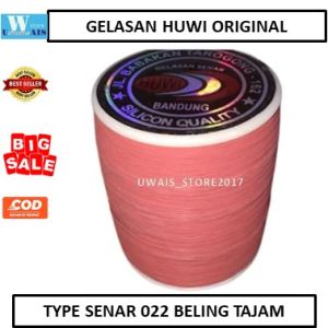 Gelasan Huwi Original 100% /  Benang Tajam cocok untuk Turnamen / size 0.22 (Uwais Store2017)