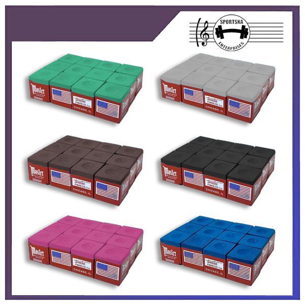 Master Billiard Chalk 12 Pieces. / 1 Dozen. Original Pool Cue Chalk
