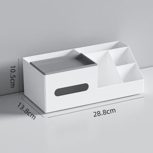 Quivlox Creative Simple Ins Style Tissue Box Storage Organizer Cosmetics Tray Desk Pen Holder Shelf Home Kotak