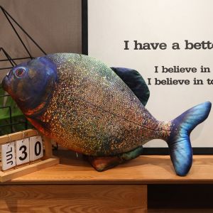 IPIE2 เพิร์ช หมอนตุ๊กตาปลาจำลอง ยาแนว ยัดไส้ ของเล่นตุ๊กตาปลาการ์ตูน ตลกๆ ผ้าฝ้ายพีพี หมอนตุ๊กตาอนิเมะรูปปลา ห้องนั่งเล่นในห้องนั่งเล่น