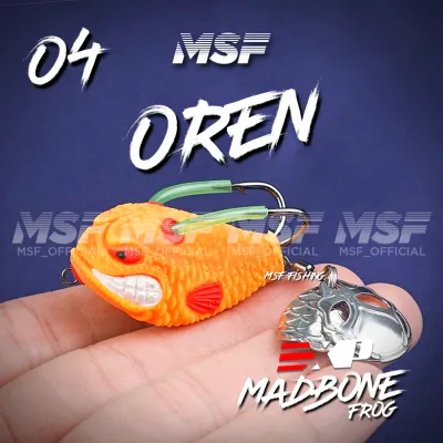 [MSF] EXP Madbone Frog Thailand | 3.3cm 7g | 4cm / 9g | Katak Getah Casting Frog Umpan Tiruan | Ready Stock Malaysia