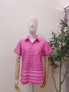 เสื้อเชิ้ตลายไทย เสื้อเชิ้ตลายขอ เสื้อเชิ้ตทำงาน (แบบไม่อัดกาว) เสื้อเชิ้ตชาย-หญิง