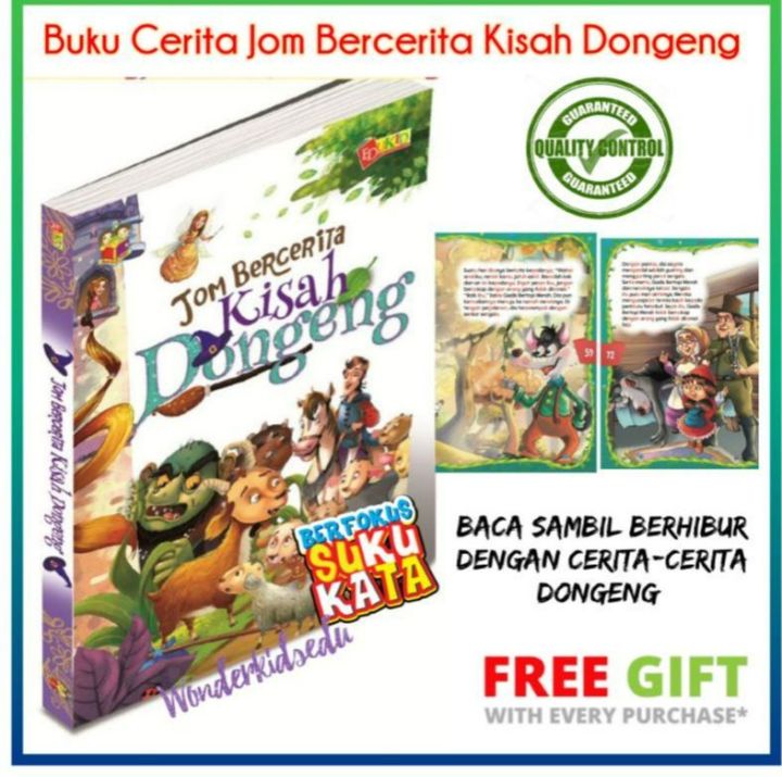 Buku Cerita Kanak Kanak Jom Bercerita Kisah Dongeng | Cerita Melayu ...