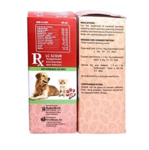 60ml LC Scour Anti Diarrheal Anti Infective Dog Cat Dogs Cats Pet Vitamins