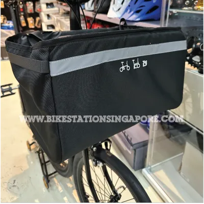 Bicycle Front Basket Bag for Trifold Bikes like Brompton Pikes 3Sixty and all bikes