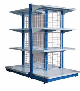 ชุดชั้นวางมินิมาร์ท รุ่น PERFECT 1 ขนาดยาว 1.35 ม. สูง 1.20 ม. 4ชั้นรวมฐาน เหล็กหนา แข็งแรง รับน้ำหนักสินค้าได้ดี