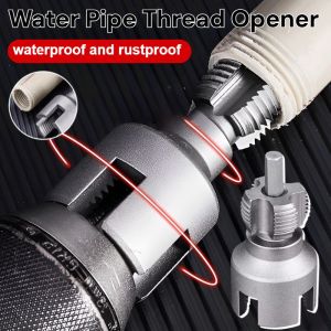 Integrated Precision Threading Drill Tool Electric Drill Threading Tool Water Pipe Tap Tool Pipe Internal Thread Opener for PVC/PPR Pipe