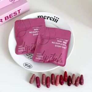 MAGIC CASALipstick Capsule Collection 12 Colors Natural Finish & Waterproof