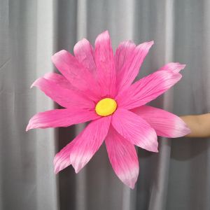 LIWU 50cm Artificial Daisy Non-woven Giant Welcome Flower Fashion DIY Simulation Daisy Wedding Party Background Wall Decoration