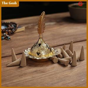 [The Gesh] Hương Hollow Vàng tháp dầu phong cách Ả Rập Lư hương chủ cho nhà khách sạn Hương chủ Yoga đồ trang trí
