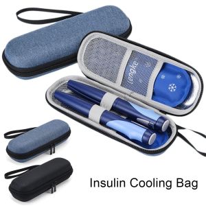 Travel Case Insulin Cooling Bag Thermal Insulated Diabetic Pocket Pill Protector Without Gel Oxford Medical Cooler Home Travel