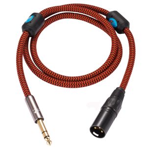 GOLLEY LION 1/4 Inch TRS Stereo 6.35mm to XLR Audio Cable for Amplifier Mixer Speaker