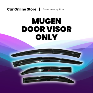 Perodua Ativa (4PCS) Mugen / Standard / Move Air Press Window Door Visor Reduce Heat