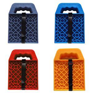 Pack of 4 Leveling Hurdles Regulator Mattresses with Not Slip Ribbed Fast seal Journeyer Trailer Support and Stability