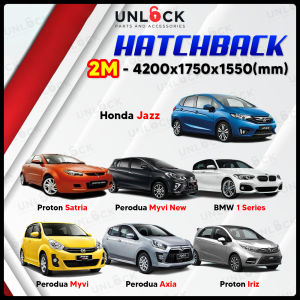 RUHE Premium Germany Technology Black Water Resistant Car Cover Outdoor Protection Waterproof Rain Dust Sunshade Kain Tutup Selimut Penutup Kereta Car Accessories Aksesori Kereta 汽車遮陽
