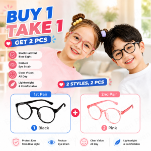 BUY 1 TAKE 1 These Childrens Blue Light Blocking Glasses Relieve Eye Strain From Computer Games They Are Also Ideal For Children Aged 3-12 Protecting Eyes From Radiation And Reducing Screen Time