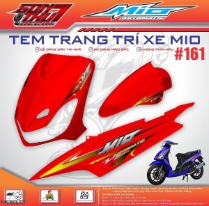 TEM XE YAMAHA MIO SPORT #161 (CHẤT LIỆU CAO CẤP - SẮC NÉT - KHÔNG PHAI MÀU)