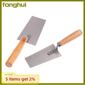 fanghui 1PCS Cement Float Margin Trowel Bucket Manganese Steel Putty Knife Brick Gauging Wall Plastering Knife Hand Tool