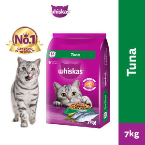 WHISKAS Dry Cat Food in Tuna Flavor for Adult Cats 7kg