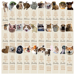 30 Sheets Inspirational Bookmarks Encouraging Page Marker Lovely Animal Book Markers Motivational Bookmarks for Reading