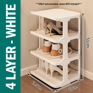AKIRO HOME Multi-Layer Tier Shoe Rack Space-Saving Narrow Shoe Storage Rack Shoe Shelves Cabinet Organizer Rak Kasut 鞋架