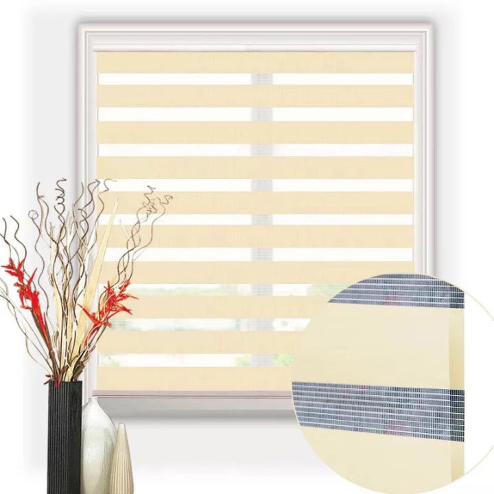 COD korean blinds for window on sale for the living room home office bathroom blackout window blinds zebra venetian duo roller blinds 60x160cm 80x160cm 100x160cm 120x160cm 140x160cm 150x160cm