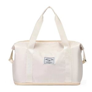 Expandable Travel Bag Duffel Bag Foldable Gym Bag Handbag Large Capacity Waterproof Nylon Bag Melancong 可折叠旅行袋包