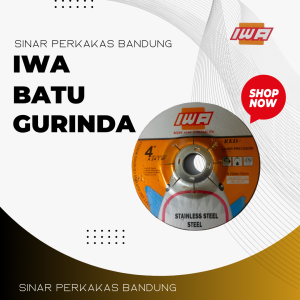 Batu Gurinda Poles 4" inch Grinding Wheel 4" x 6mm MATA BATU GERINDA POLES 4 INCH ORIGINAL Brand IWA